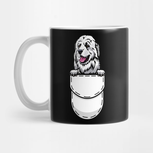 Funny Great Pyrenees Pocket Dog by Pet My Dog